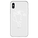 levne iPhone pouzdra-Carcasă Pro Apple iPhone X / iPhone 8 Plus / iPhone 8 Vzor Zadn&amp;iacute; kryt Vlnky / Sexy lady / Komiks Měkk&amp;eacute; TPU