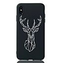 baratos Capinhas para iPhone-Capinha Para Apple iPhone XS / iPhone XR / iPhone XS Max Antichoque / Estampada Capa traseira Animal Macia TPU