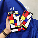 baratos Capinhas para iPhone-Capinha Para Apple iPhone XR / iPhone XS Max / iPhone X IMD / Estampada Capa traseira Estampa Geom&amp;eacute;trica Macia TPU
