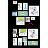 Former väggklistermärken väggstickers flygplan dekrativa ...