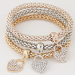 Imitation Diamond Bracelets Search Miniinthebox Bracelets Women 039 S Layered Stack Charm Bracelet Rhinestone Imitation