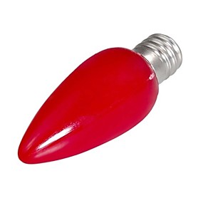 baratos Lâmpada Vela de LED-Zdm 1 pc e14 3mm mergulho levou luzes de velas ac vermelho 220-240 v decorativo pequeno poder lâmpada da noite