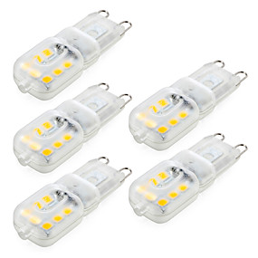 baratos Luminárias de LED  Duplo-Pin-YWXLIGHT® 5pçs 4 W Luminárias de LED  Duplo-Pin 300-400 lm G9 T 14 Contas LED SMD 2835 Regulável Decorativa Branco Quente Branco Frio Branco Natural 220-240 V 110-130 V / 5 pçs / RoHs