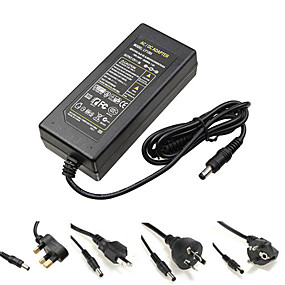 baratos Acessórios de Alimentação-fonte de alimentação transformersled adaptador 12 v 6a max 72 watt max para tira conduzida