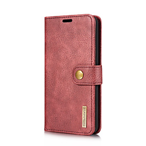 baratos LG V30-DG.MING Capinha Para LG V30 / V20 Porta-Cartão / Com Suporte / Flip Capa Proteção Completa Sólido Rígida couro legítimo para LG V30 / LG V20