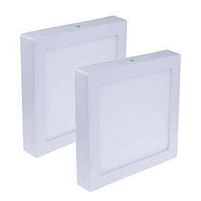 baratos Luminárias de Painel-JIAWEN 2pcs 24 W 1920 lm 120 Contas LED Instalação Fácil Luminária de Painel Branco Quente Branco Frio 85-265 V