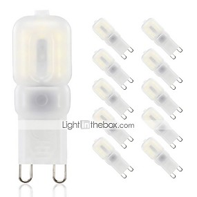 baratos Novidades-10pçs 3 W Luminárias de LED  Duplo-Pin 250 lm G9 T 14 Contas LED SMD 2835 Regulável Adorável Branco Quente Branco Frio 220-240 V 110-130 V