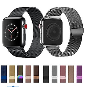 baratos Apple Watch Series 4-Pulseiras de Relógio para Apple Watch Series 5/4/3/2/1 Apple Pulseira Estilo Milanês Aço Inoxidável Tira de Pulso