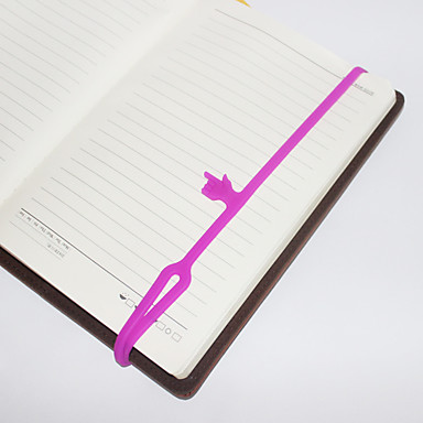 baratos Materiais de Escritório-proteção de silicone ambiental bookmarks dedos elásticos (cor aleatória)
