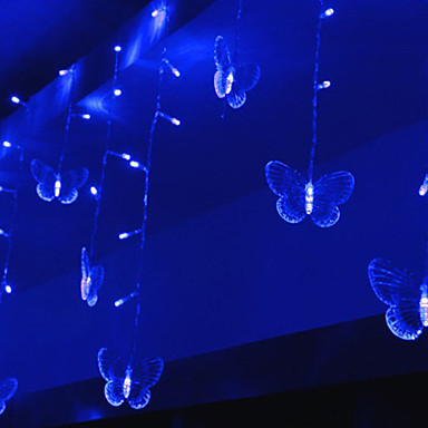 2M Window Holiday Decoration Butterfly Lamp LED String Light 825769 ...