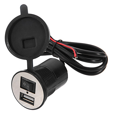 1 * waterdichte usb lader met schakelaar voor auto motorfiets fiets ...