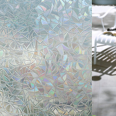 baratos Tratamentos para Janelas-Geométrica Adesivo de Janela, PVC/Vinil Material Decoração de janela Sala de Estar Banheiros Shop / Cafe Cozinha