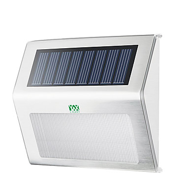 baratos Arandelas de Exterior-YWXLIGHT® 1pç 2 W Luzes Solares LED Impermeável / Decorativa Branco Quente / Branco Frio 3.7 V Iluminação Externa 2 Contas LED