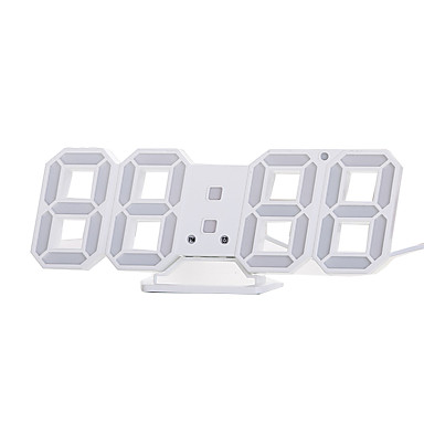 baratos clocks-3d conduziu o despertador digital moderno do pulso de disparo de parede para o escritório da sala de visitas da mesa home da mesa