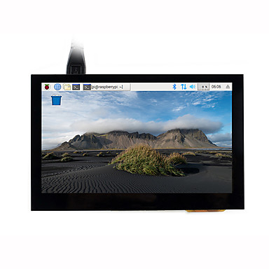 baratos Raspberry Pi-framboesa pi tela sensível ao toque de 4,3 polegadas lcd tela capacitiva ips 800 * 480 resolução